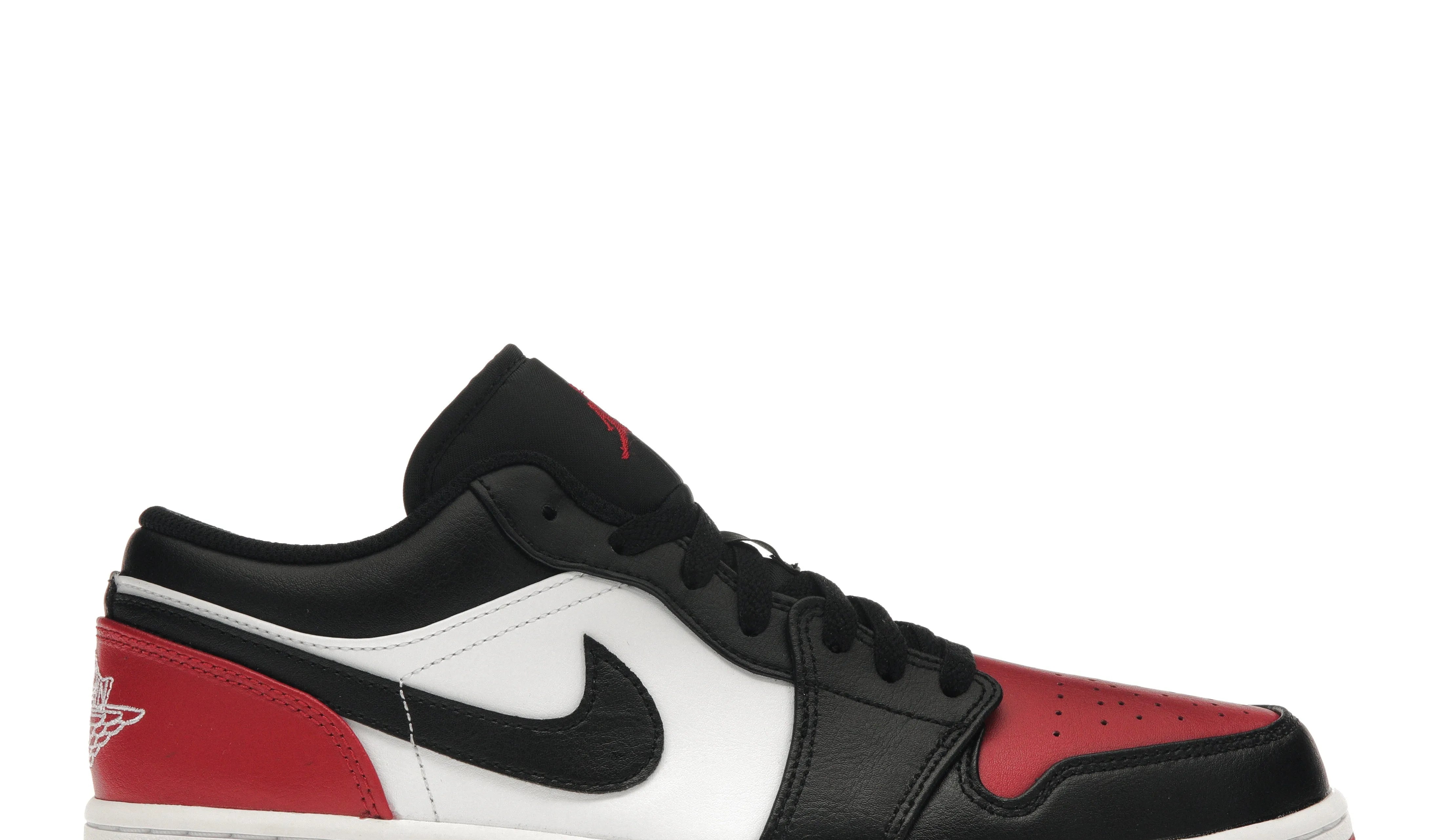 Jordan 1 Low Bred Toe 2.0 (GS) - solemarket.cz