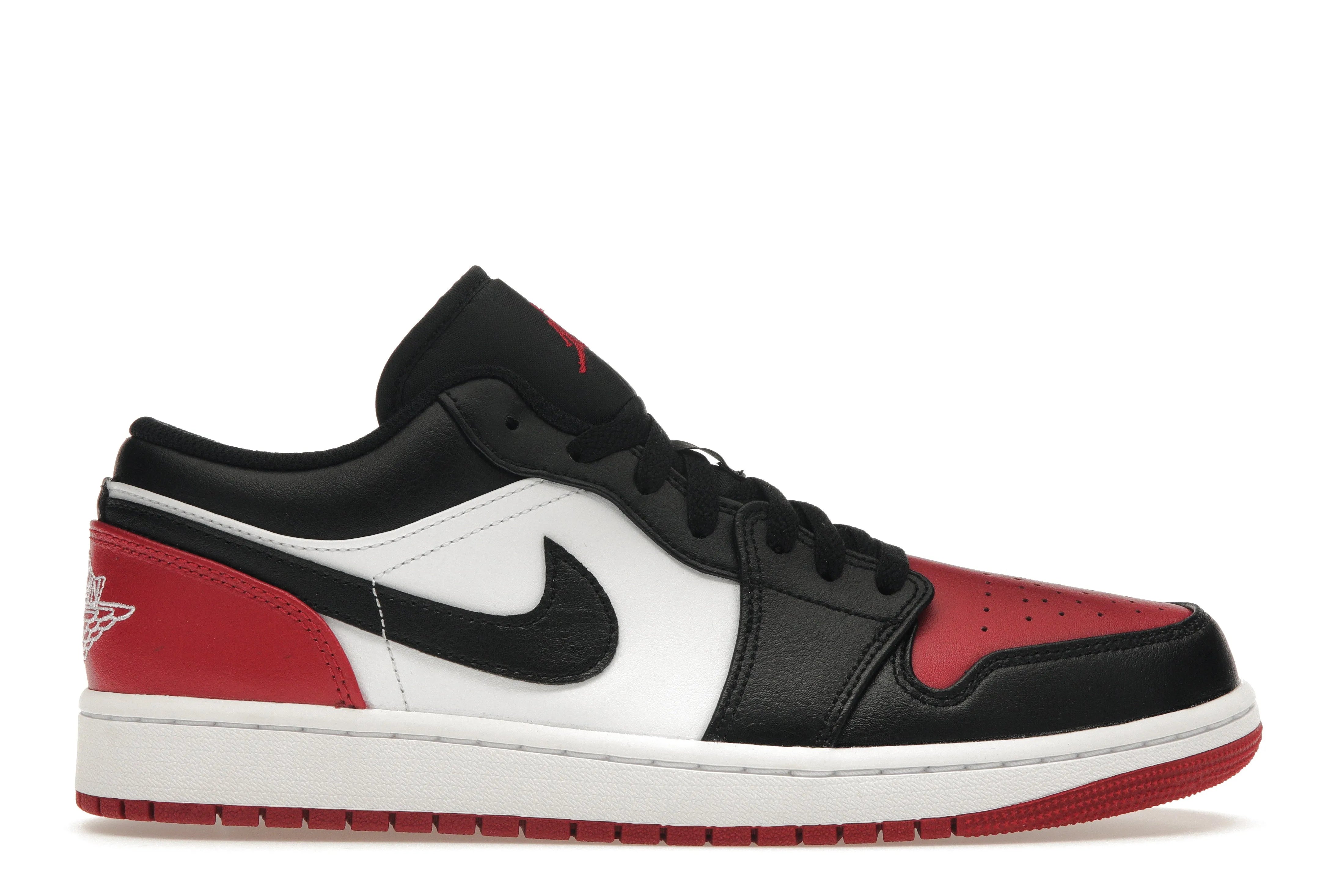 Jordan 1 Low Bred Toe 2.0 (GS) - solemarket.cz
