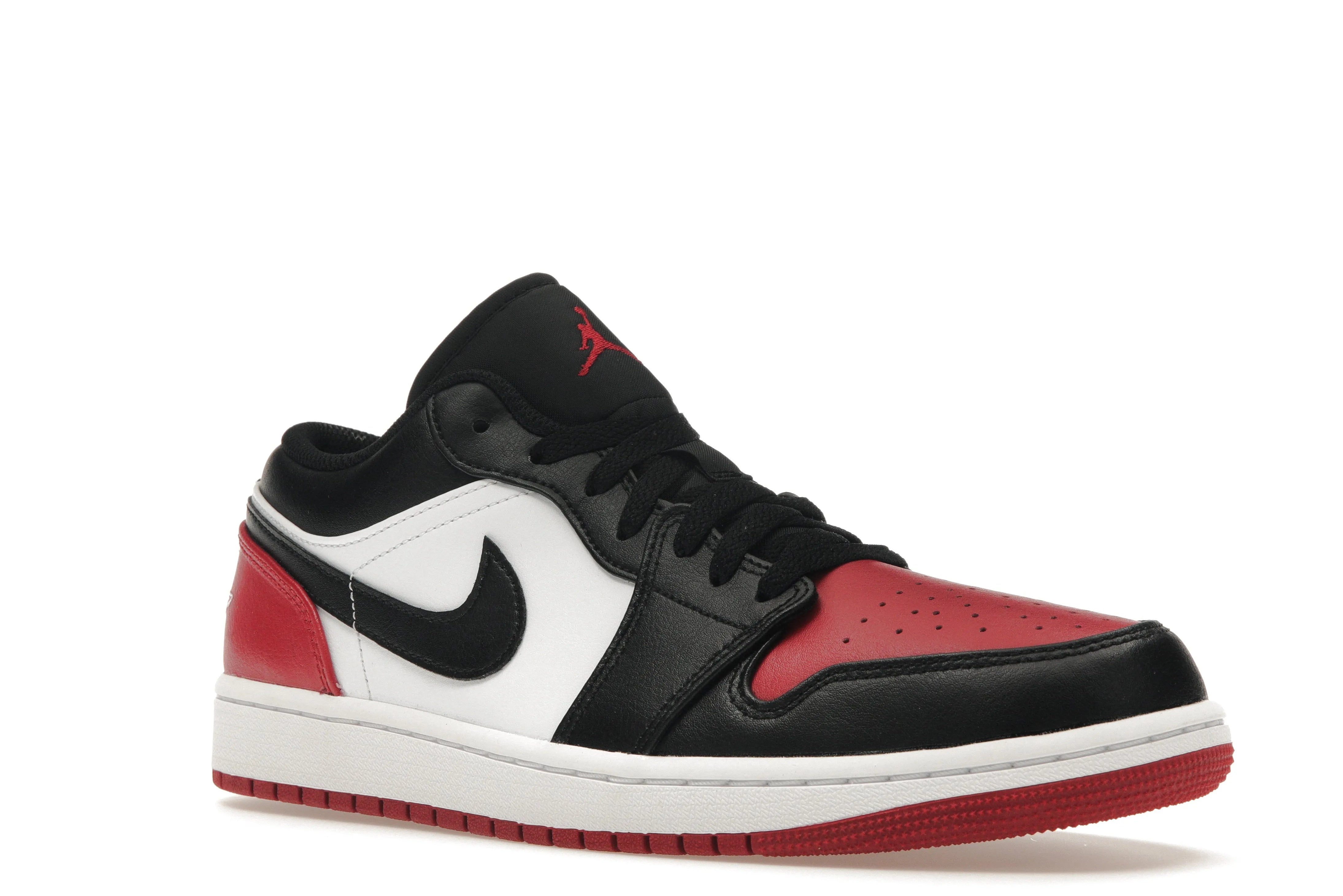Jordan 1 Low Bred Toe 2.0 (GS) - solemarket.cz