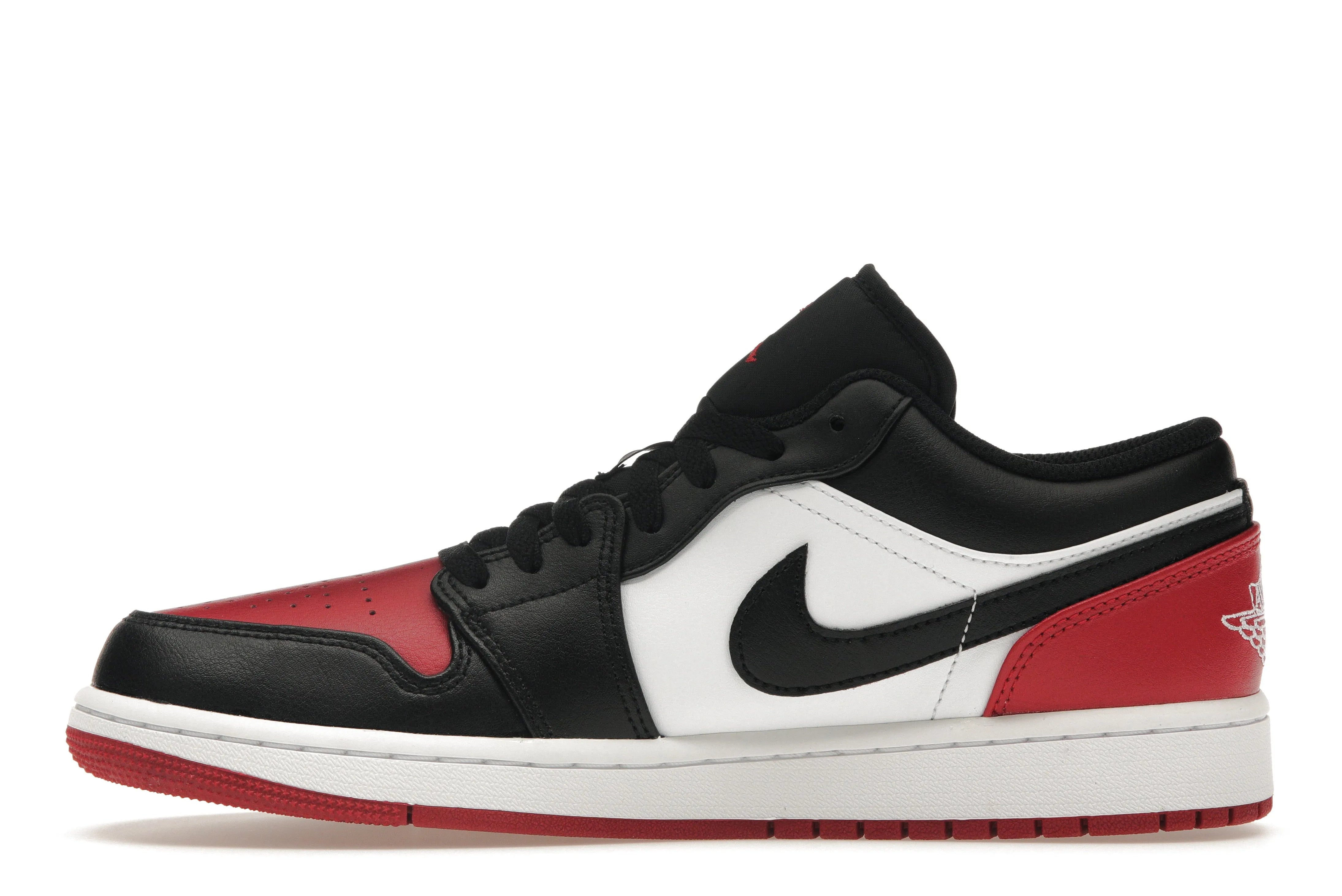 Jordan 1 Low Bred Toe 2.0 (GS) - solemarket.cz