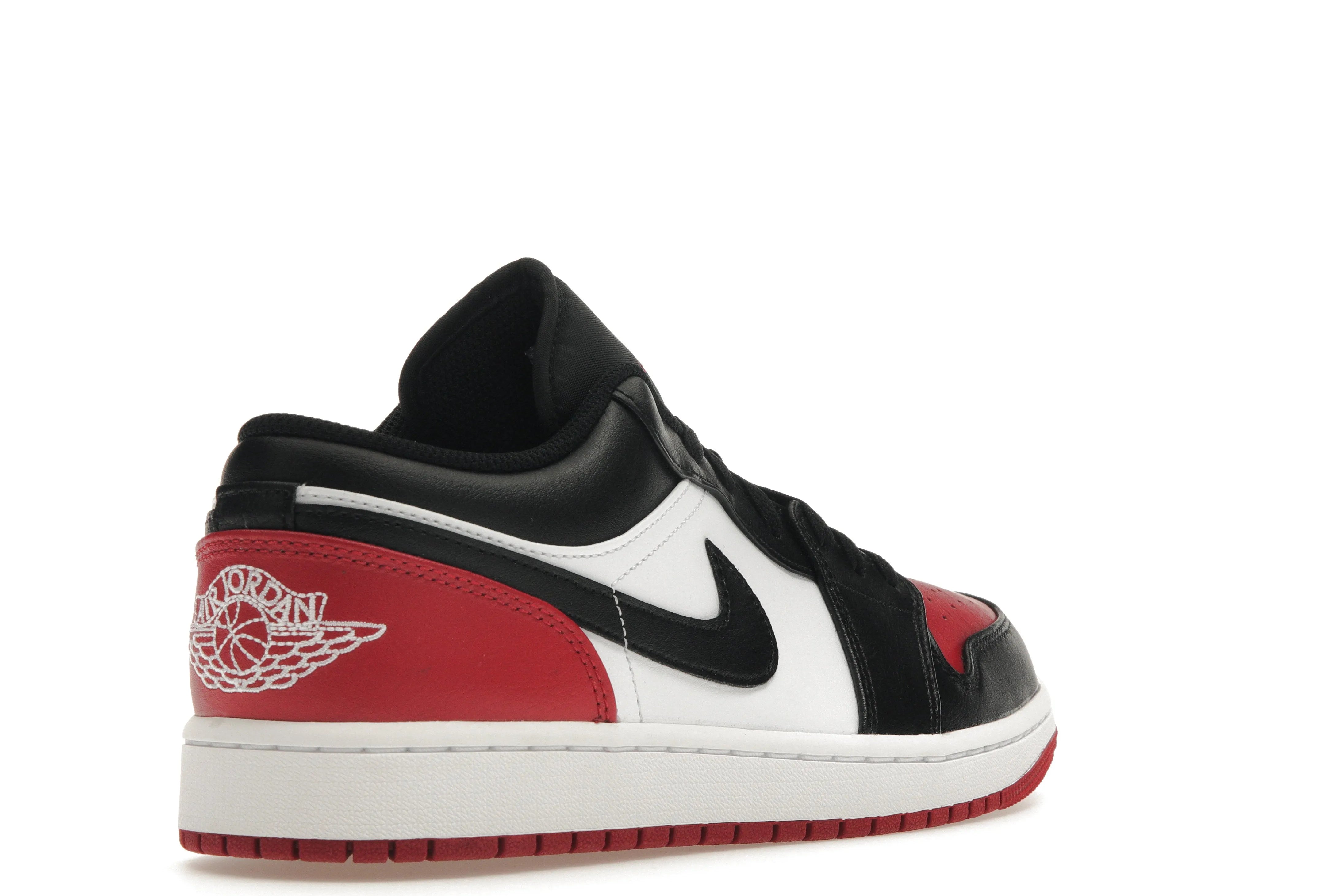 Jordan 1 Low Bred Toe 2.0 (GS) - solemarket.cz