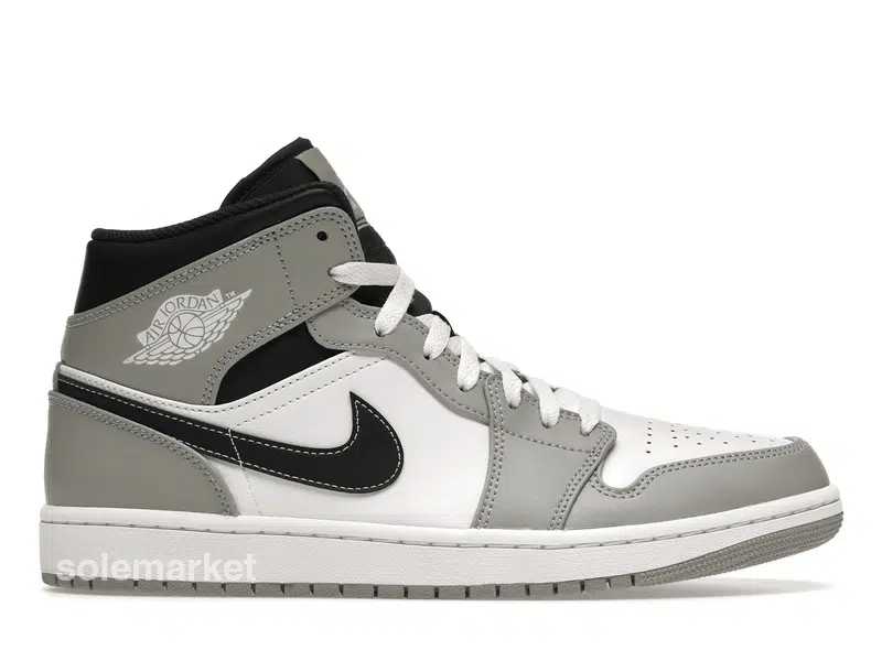 Jordan 1 Mid Anthracite Light Smoke Grey - solemarket.cz