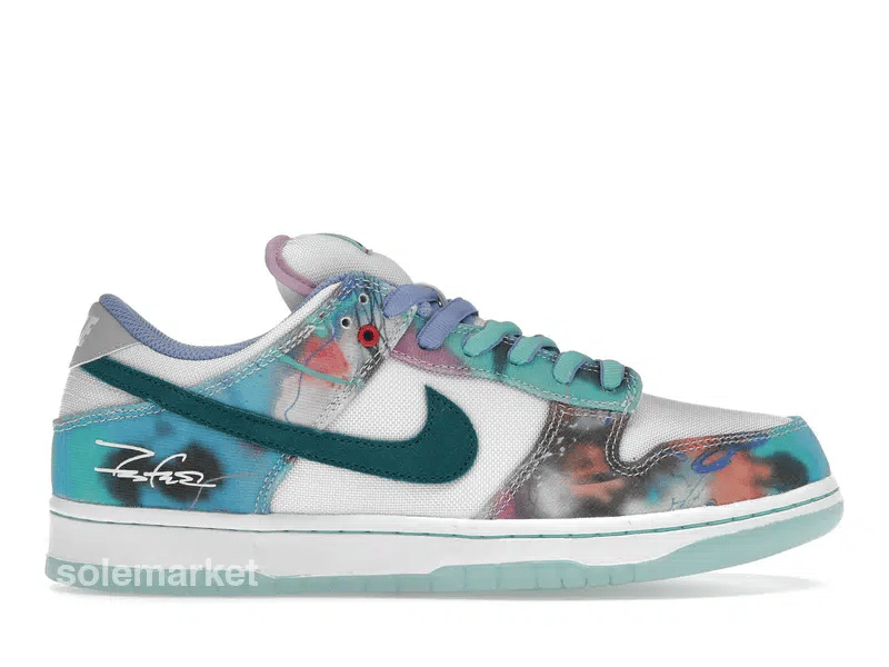 Nike SB Dunk Low Futura Laboratories Bleached Aqua - solemarket