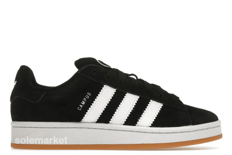 adidas Campus 00s Black White Gum (Kids) - solemarket.cz