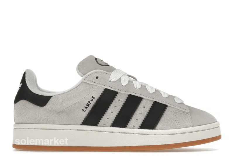 adidas Campus 00s Crystal White Core Black (W) - solemarket.cz