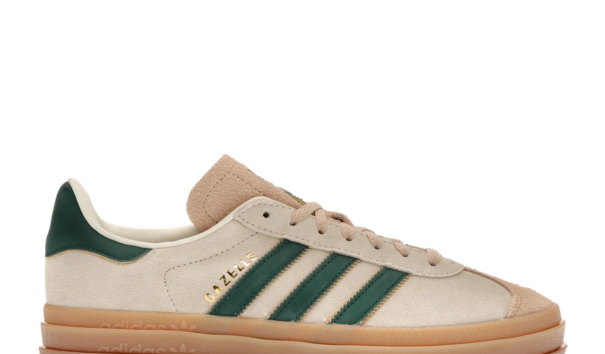 adidas Gazelle Bold Magic Beige Collegiate Green (W) - solemarket.cz