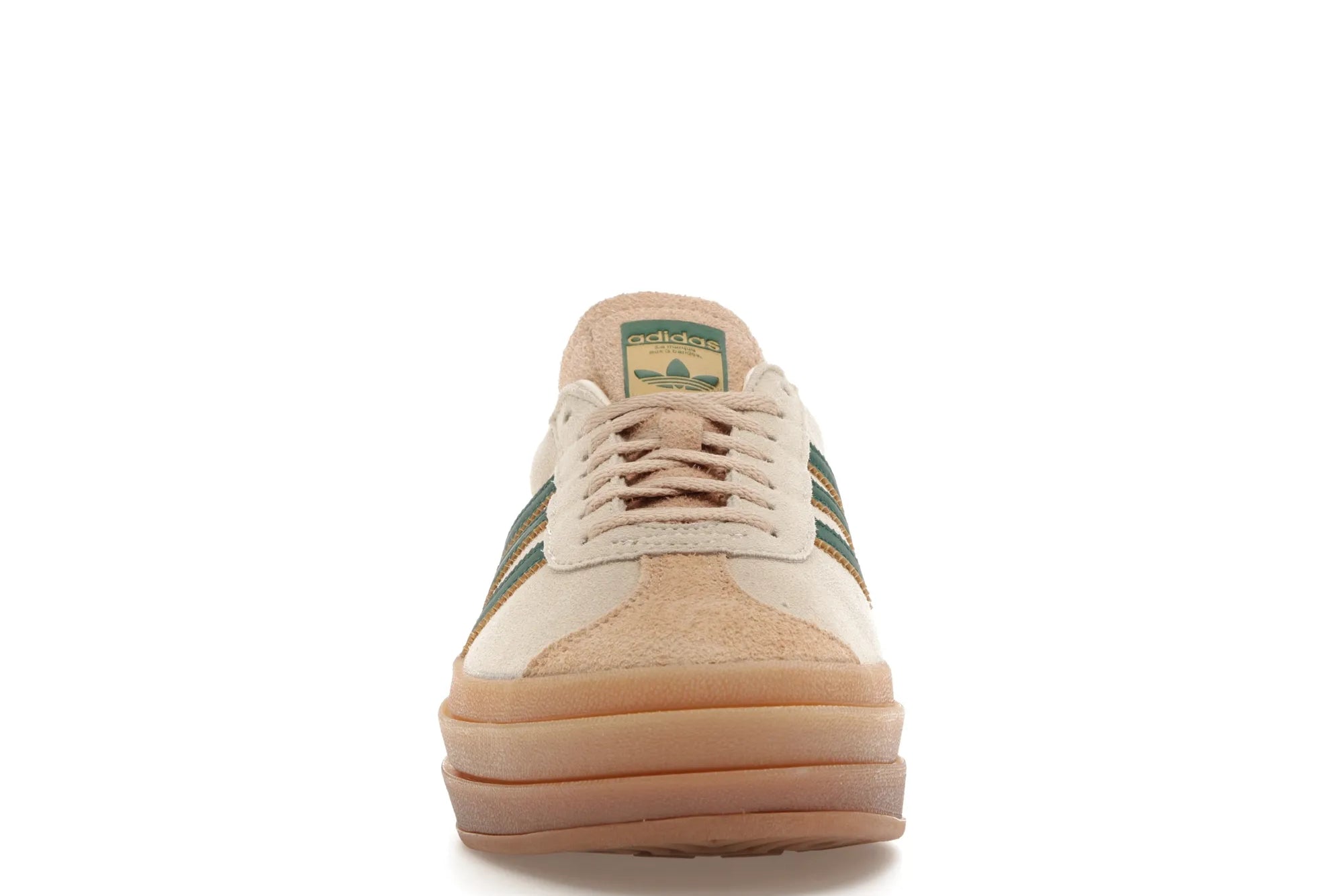 adidas Gazelle Bold Magic Beige Collegiate Green (W) - solemarket.cz