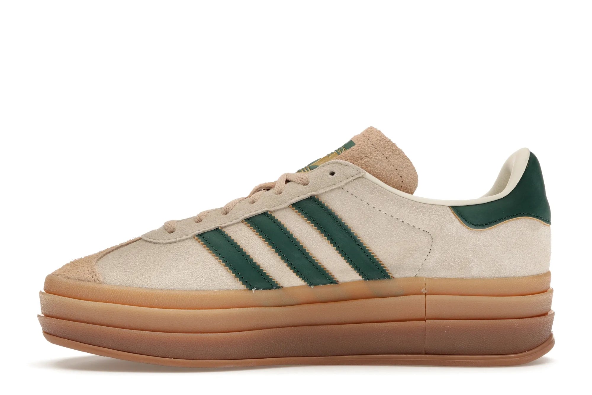 adidas Gazelle Bold Magic Beige Collegiate Green (W) - solemarket.cz