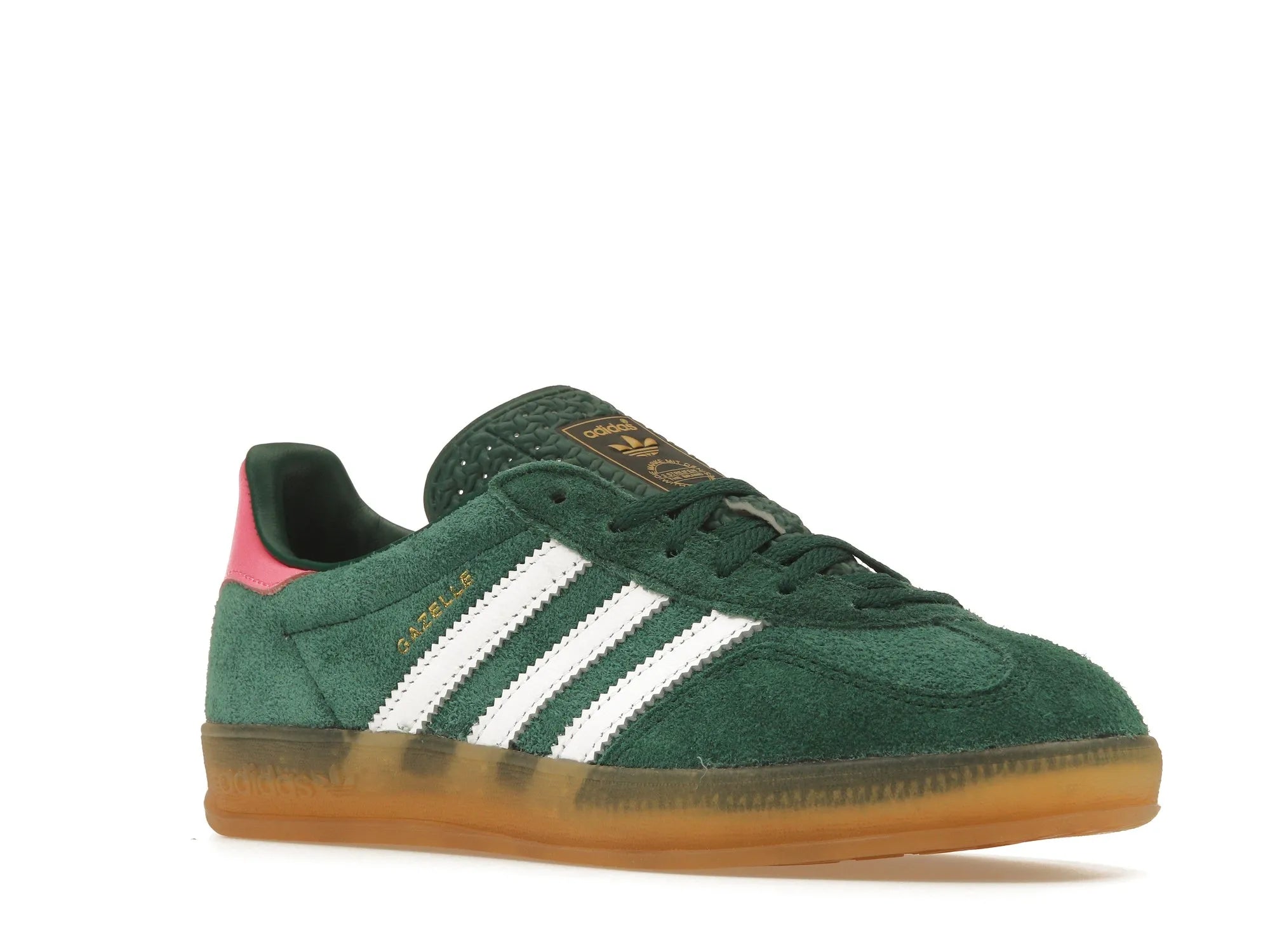 adidas Gazelle Indoor Collegiate Green Lucid Pink (W)