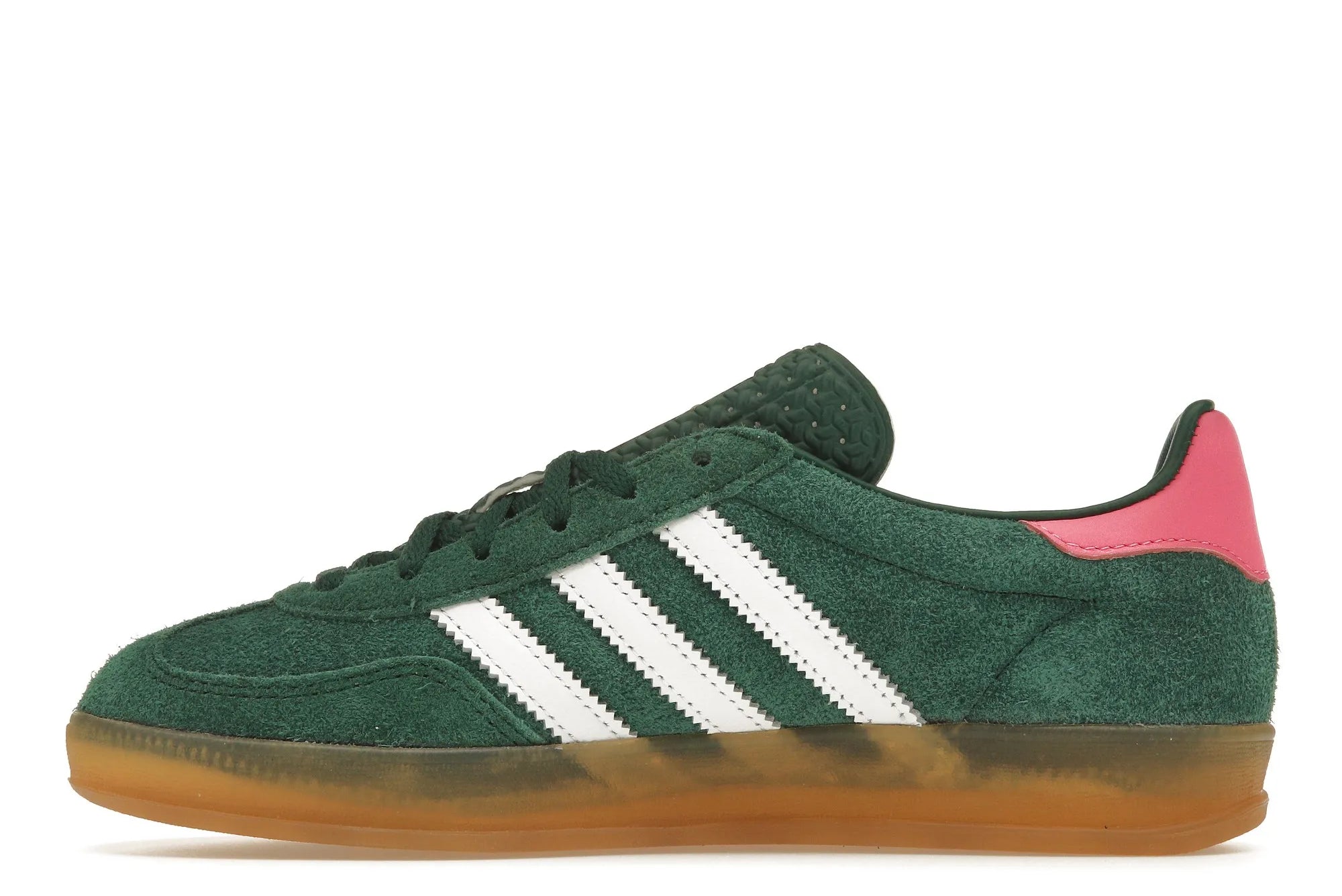 adidas Gazelle Indoor Collegiate Green Lucid Pink (W) - solemarket.cz