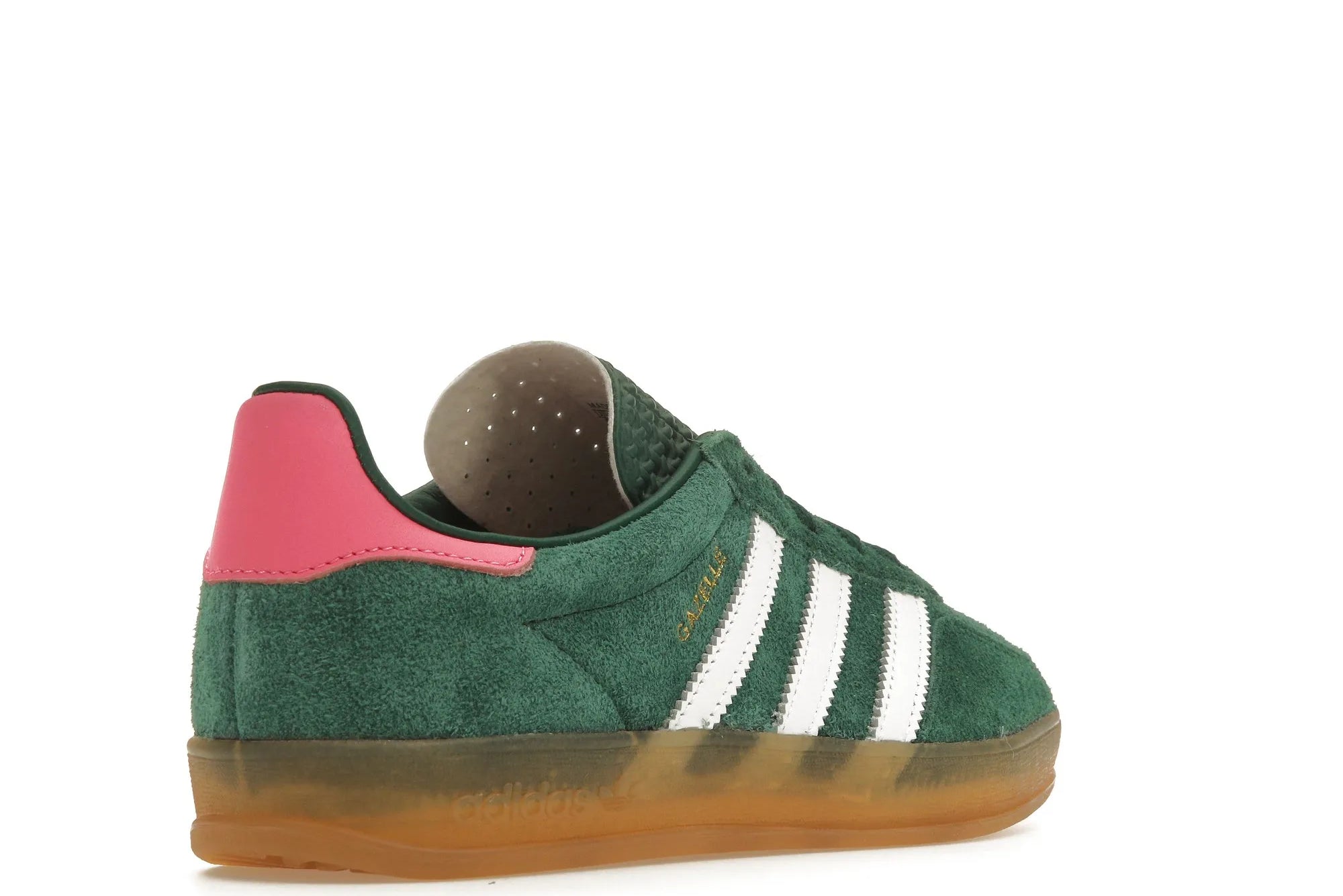 adidas Gazelle Indoor Collegiate Green Lucid Pink (W) - solemarket.cz