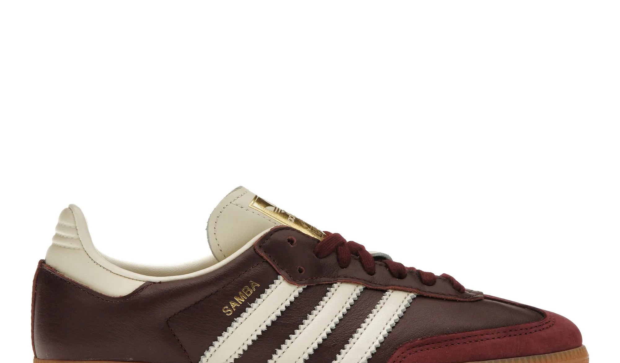 adidas Samba OG Maroon Gold Metallic - solemarket