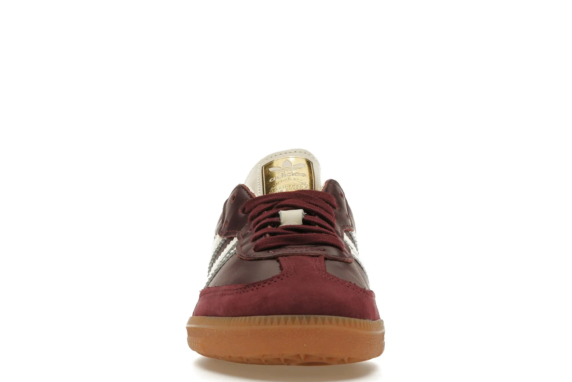 adidas Samba OG Maroon Gold Metallic - solemarket
