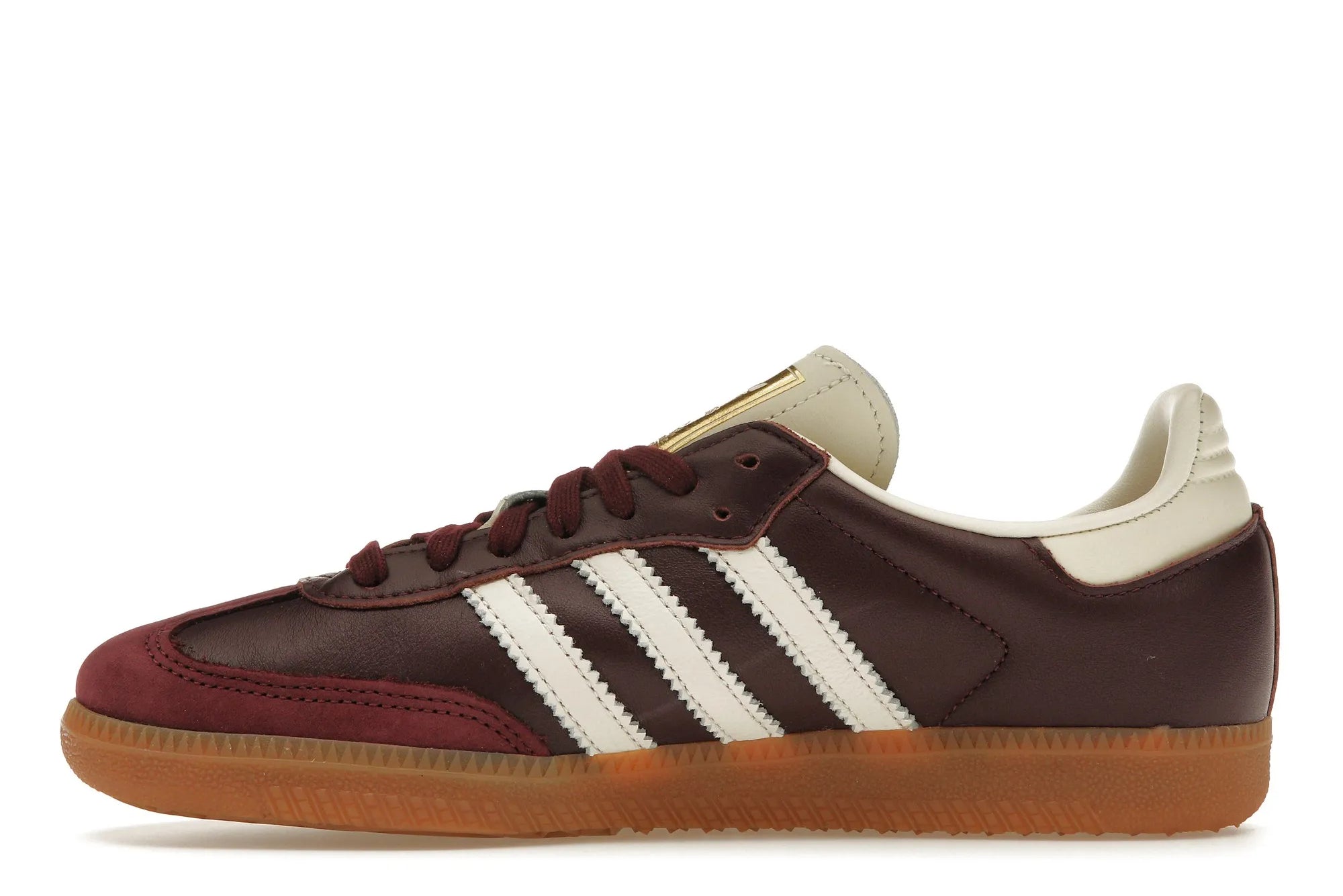 adidas Samba OG Maroon Gold Metallic - solemarket