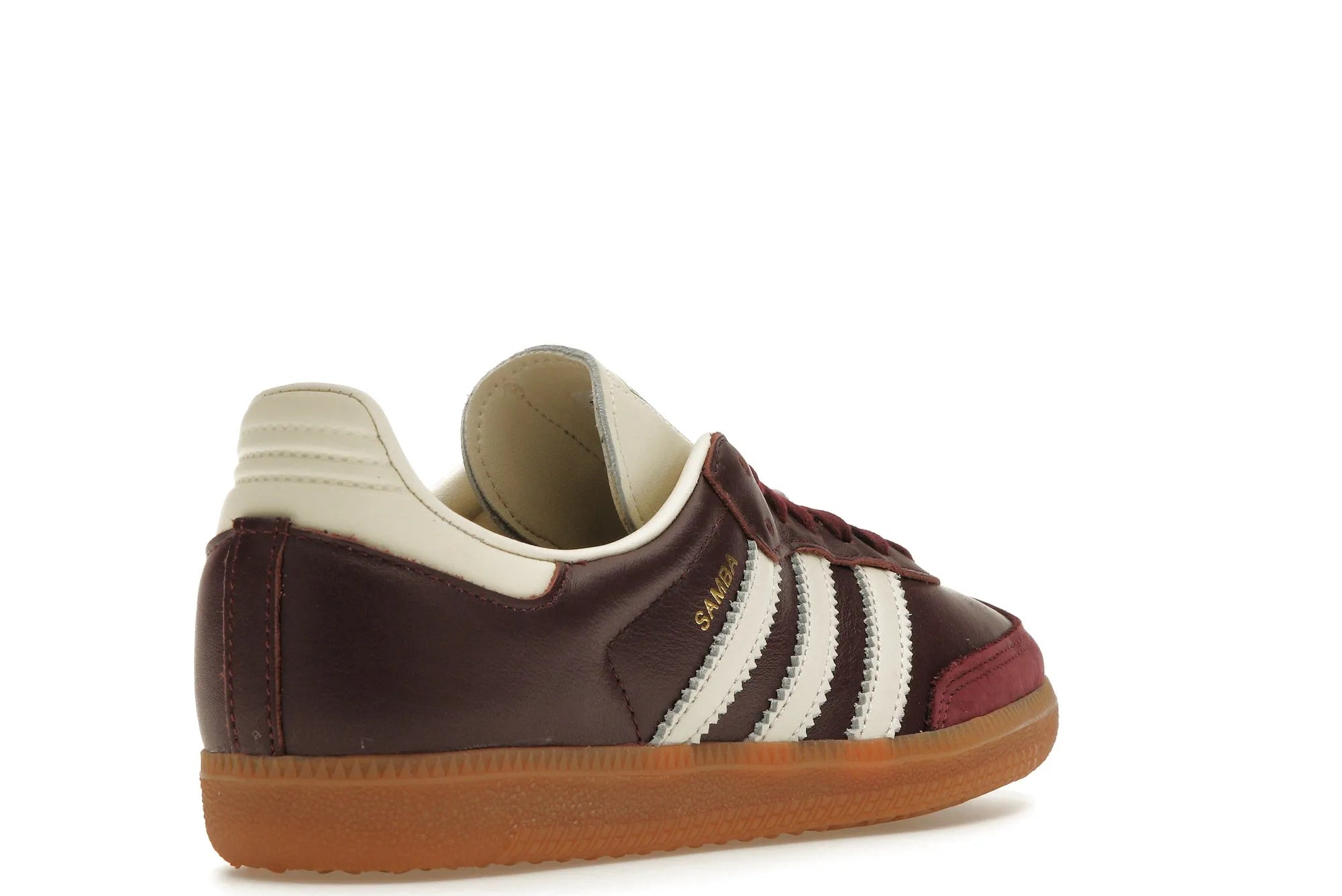 adidas Samba OG Maroon Gold Metallic - solemarket