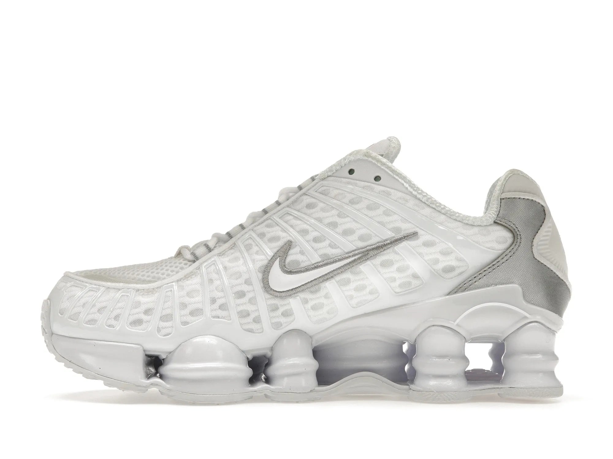 Nike Shox TL White Metallic Silver Max Orange (W)