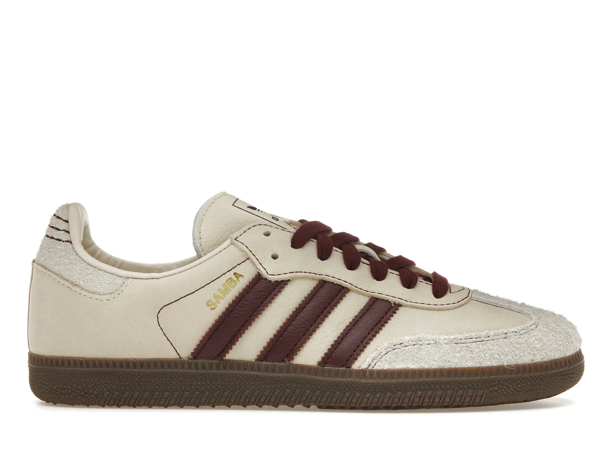 adidas Samba OG Wonder White Maroon (W)