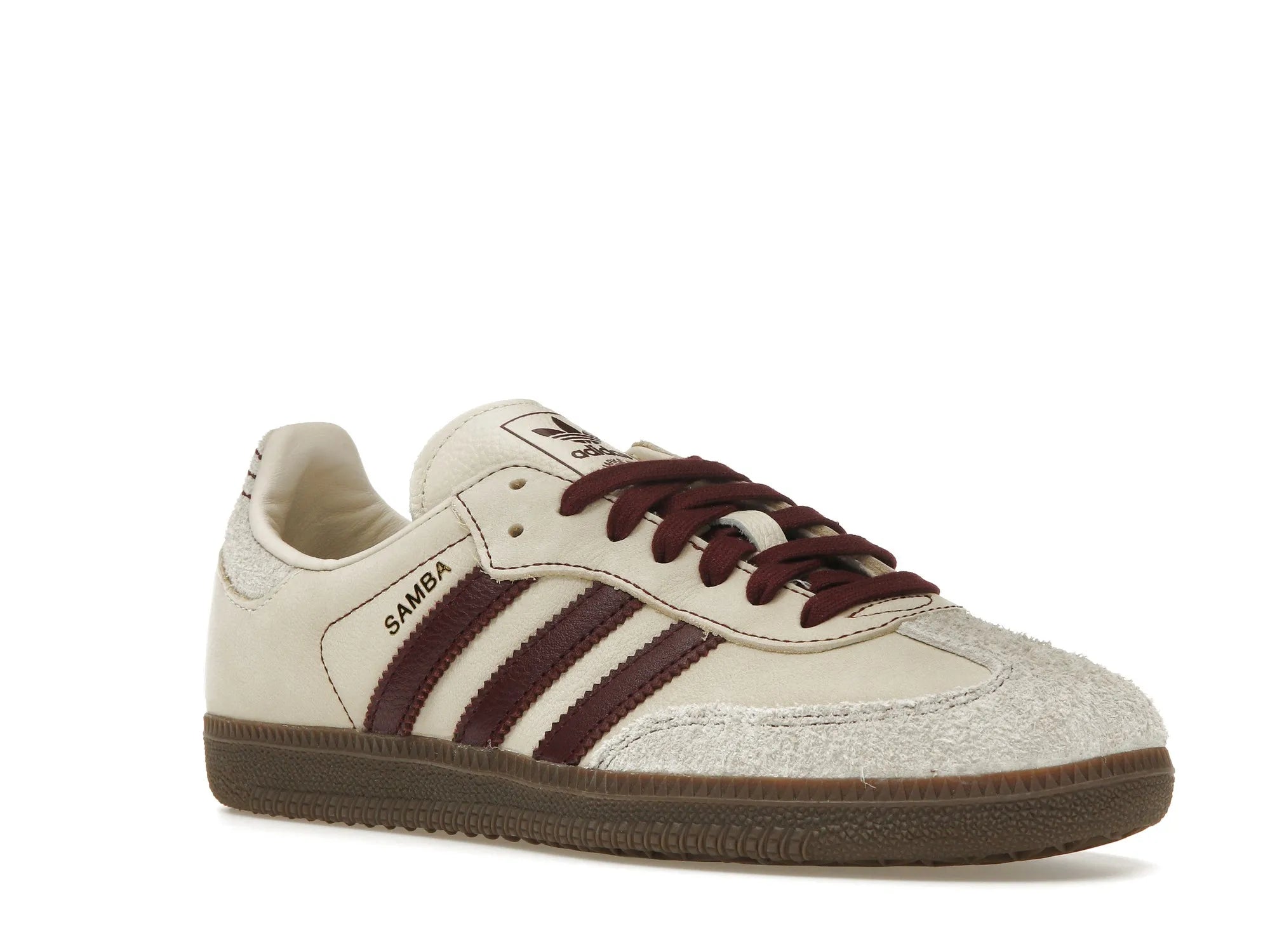 adidas Samba OG Wonder White Maroon (W)