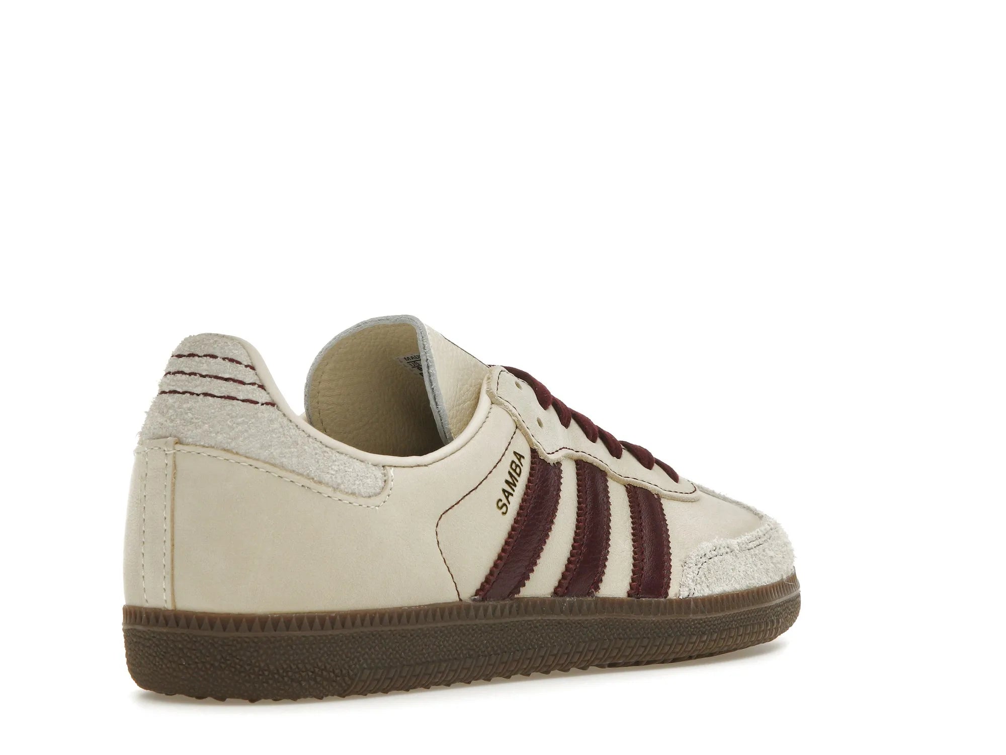 adidas Samba OG Wonder White Maroon (W)